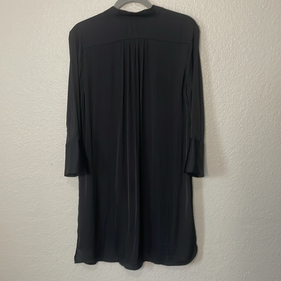DAVID LERNER Shirt Dress | Black | Small - Picture 6 of 8